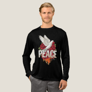 Vreedzame Vlammen Duif Tri-Blend Shirt