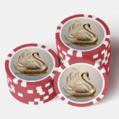 "Vreedzame vlucht uit chaos" Poker Chips (Opstapeling)