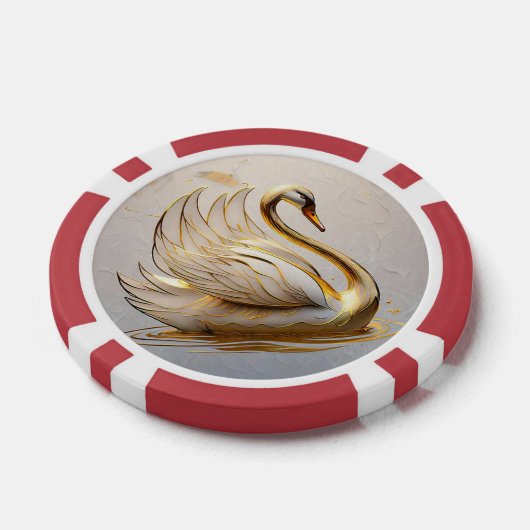 "Vreedzame vlucht uit chaos" Poker Chips (Enkel)