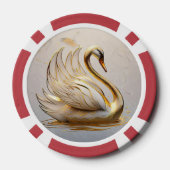 "Vreedzame vlucht uit chaos" Poker Chips (Achterkant)