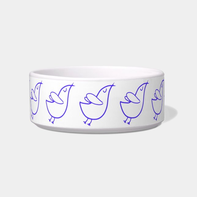 Vreedzame vogels voerbakje (Voorkant)