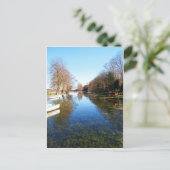  Vreedzame Waterkant op vakantie Feestdagenkaart (Staand voorkant)