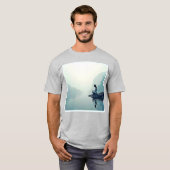 Vreedzame Waterside Meditatie Ontwerp T-shirt (Voorkant volledig)
