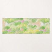 Vreedzame Waterverf yogamat (Voorkant (horizontaal))