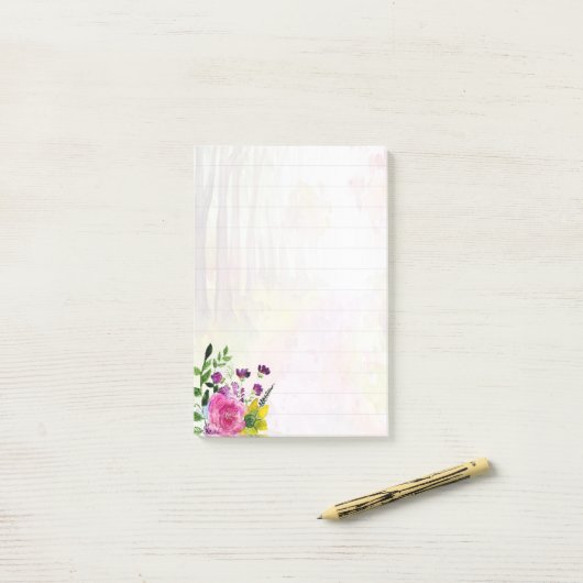 Vreedzame weg post-it® notes (Op bureau)