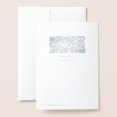 vreedzame wereldduif folie kaarten (Met envelop)