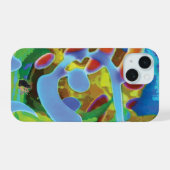 Vreedzame Wervelingen iPhone 15 Case (Achterkant horizontaal)