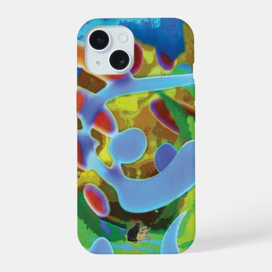 Vreedzame Wervelingen iPhone 15 Case (Achterkant)