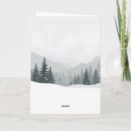 Vreedzame Winter – Minimaal Landschapsontwerp Kaart