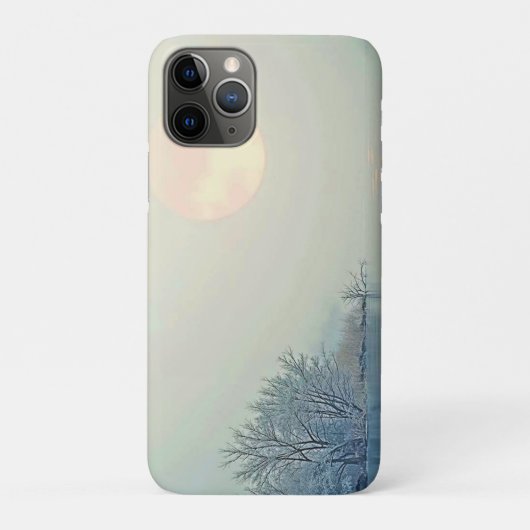 Vreedzame Winter Morning Art Case-Mate iPhone Case (Achterkant)