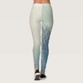 Vreedzame Winter Morning Art Leggings (Achterkant)