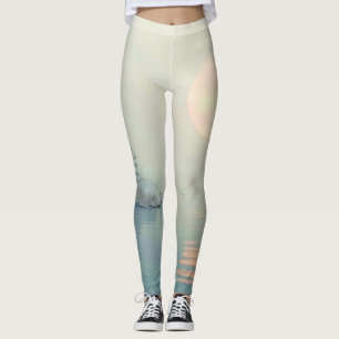 Vreedzame Winter Morning Art Leggings