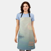 Vreedzame Winter Morning Art Schort (Gedragen)