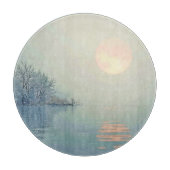 Vreedzame Winter Morning Art Snijplank (Voorkant)