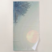 Vreedzame Winter Morning Art Strandlaken (Voorkant)