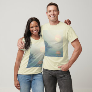Vreedzame Winter Morning Art T-shirt