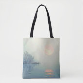 Vreedzame Winter Morning Art Tote Bag (Voorkant)