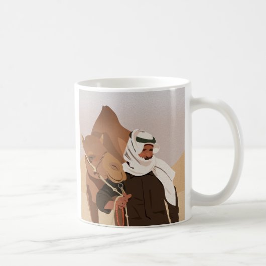 Vreedzame woestijn - Camel Man Koffiemok (Rechts)