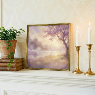 Vreedzame Zachte Landschaps Poster