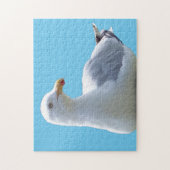 Vreedzame Zeemeeuw Rustende Kustvogel Scene Natuur Legpuzzel (Verticaal)