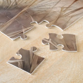 Vreedzame zeilende Waterverf Kust Legpuzzel (Zijkant)