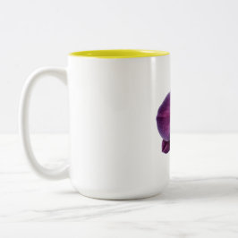 Vreedzame Zen Bloem Coffee Mug Tweekleurige Koffiemok