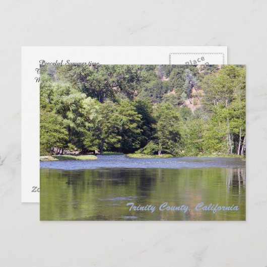 Vreedzame zomertijd.... briefkaart (Voorkant / Achterkant)