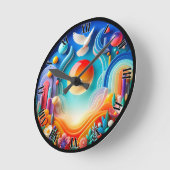  vreedzame zonsopkomst duif Abstract Ronde Klok (Hoek)