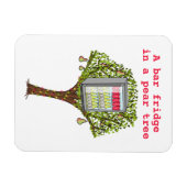 Vreemd 12 dagen kerstpatrijs in een perenboom magneet (Horizontaal)