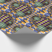 Vreemd 3D Optisch Effect Verpakkende Document Gift Cadeaupapier (Hoek)