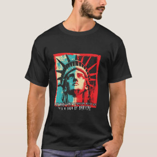 Vreemd Accent Immigrant Moed Citaten T-shirt