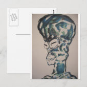 Vreemd ben ik briefkaart (Voorkant / Achterkant)