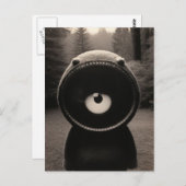 Vreemd Bizar Bos Wezen Halloween Briefkaart (Voorkant / Achterkant)