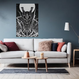 Vreemd bizarre buitenaardse portret | AI Art. Poster