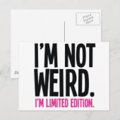 vreemd briefkaart (Voorkant / Achterkant)