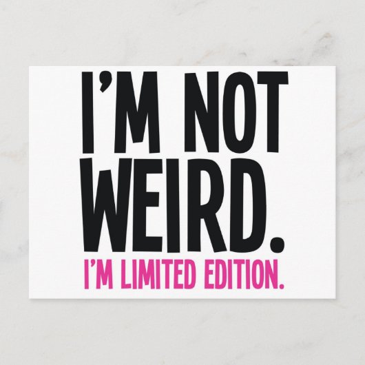 vreemd briefkaart (Voorkant)