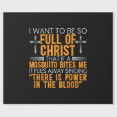 Vreemd Christelijk religieus dienaar van God gelov Cadeaupapier (Vlak)