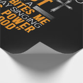 Vreemd Christelijk religieus dienaar van God gelov Cadeaupapier (Hoek)