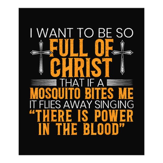 Vreemd Christelijk religieus dienaar van God gelov Foto Afdruk (Voorkant)