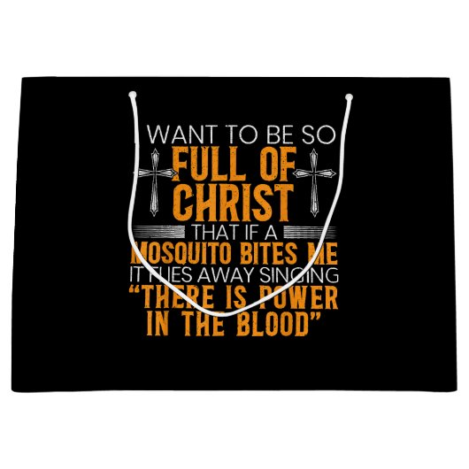 Vreemd Christelijk religieus dienaar van God gelov Groot Cadeauzakje (Voorkant)