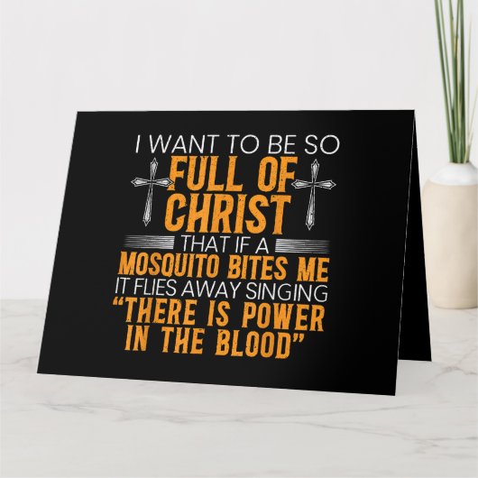 Vreemd Christelijk religieus dienaar van God gelov Kaart (Voorkant)