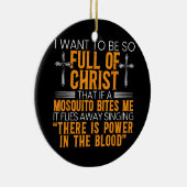 Vreemd Christelijk religieus dienaar van God gelov Keramisch Ornament (Rechts)