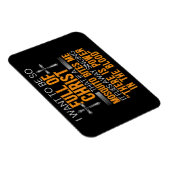 Vreemd Christelijk religieus dienaar van God gelov Magneet (Rechterzijde)