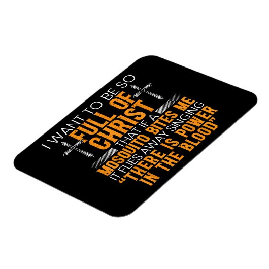 Vreemd Christelijk religieus dienaar van God gelov Magneet (Linkerzijde)