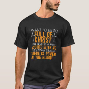 Vreemd Christelijk religieus dienaar van God gelov T-shirt