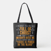Vreemd Christelijk religieus dienaar van God gelov Tote Bag (Achterkant)