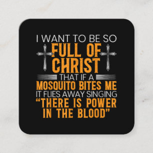 Vreemd Christelijk religieus dienaar van God gelov Vierkante Visitekaartje