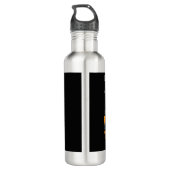 Vreemd Christelijk religieus dienaar van God gelov Waterfles (Achterkant)