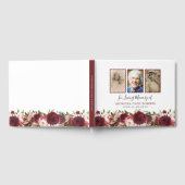 Vreemd condoleances | 3 Foto Memorial Floral Gastenboek (Volledig)