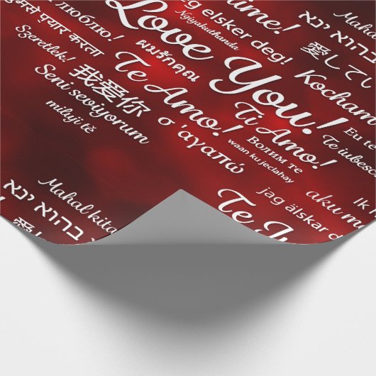 vreemd dat ik van je hou cadeaupapier (Hoek)